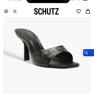 Schultz Posseni Black Open-Toe Sandals